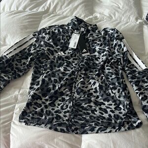 Adidas Monochrome Animal Print Jacket